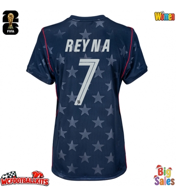 United States Giovanni Reyna #7 Replica Away Stadium Shirt for Women World Cup 2026 Short Sleeve